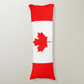 Canadese vlag lichaamskussen (Voorkant Verticaal)