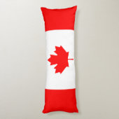 Canadese vlag lichaamskussen (Achterkant (Verticaal))