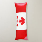 Canadese vlag lichaamskussen (Achterkant (Verticaal))