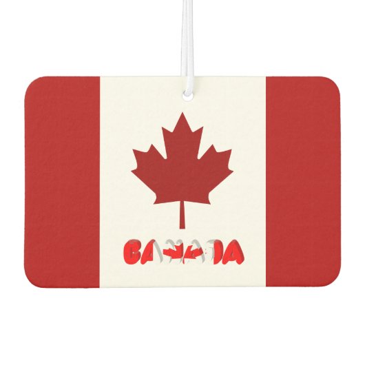 Canadese vlag luchtverfrisser (Voorkant)