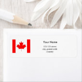 Canadese vlag, maak je eigen vlaglabels etiket (Insitu)