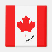 Canadese Vlag Magneet, reizen / sport, Canada Magneet (Voorkant)