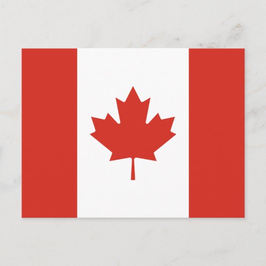 Canadese vlag (Maple Leaf) (Canada) Briefkaart (Voorkant)