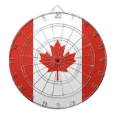 Canadese vlag (Maple Leaf) (Canada) Dartbord (Voorkant)