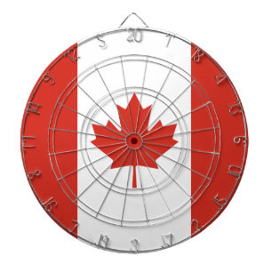 Canadese vlag (Maple Leaf) (Canada) Dartbord