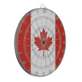 Canadese vlag (Maple Leaf) (Canada) Dartbord (Voorkant Links)