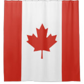 Canadese vlag (Maple Leaf) (Canada) Douchegordijn (Voorkant)