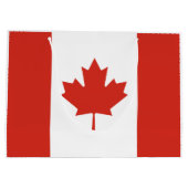Canadese vlag (Maple Leaf) (Canada) Groot Cadeauzakje (Achterkant)