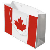 Canadese vlag (Maple Leaf) (Canada) Groot Cadeauzakje (Achterkant Gekanteld)