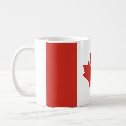 Canadese vlag (Maple Leaf) (Canada) Koffiemok (Links)