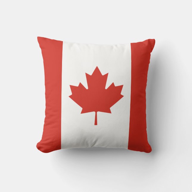 Canadese vlag (Maple Leaf) (Canada) Kussen (Voorkant)