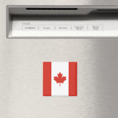Canadese vlag (Maple Leaf) (Canada) Magneet (Insitu (Vaatwasser))