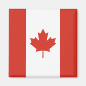 Canadese vlag (Maple Leaf) (Canada) Magneet (Voorkant)