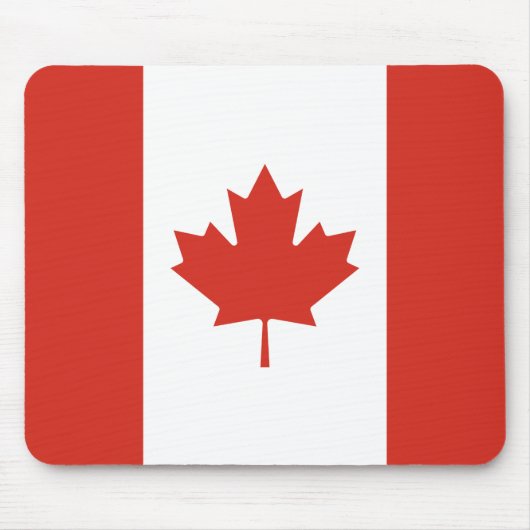 Canadese vlag (Maple Leaf) (Canada) Muismat (Voorkant)