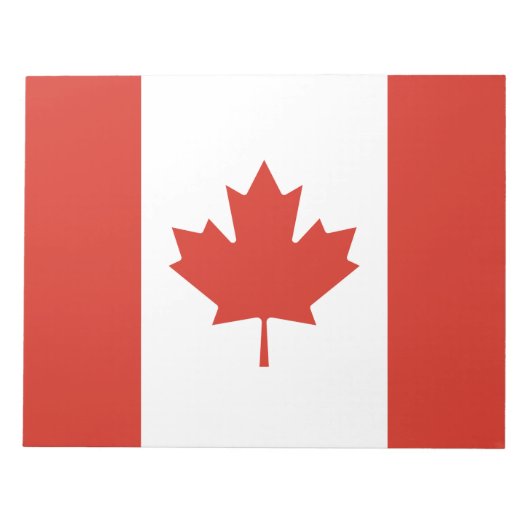 Canadese vlag (Maple Leaf) (Canada) Notitieblok (Voorkant)