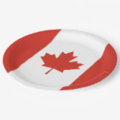 Canadese vlag (Maple Leaf) (Canada) Papieren Bordje (Gekanteld)