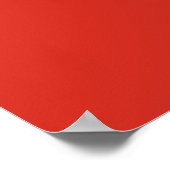 Canadese vlag (Maple Leaf) (Canada) Poster (Hoek)