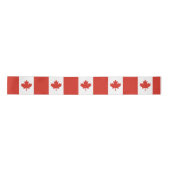 Canadese vlag (Maple Leaf) (Canada) Satijnen Lint (Voorkant)