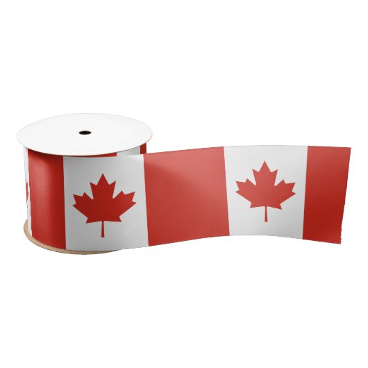 Canadese vlag (Maple Leaf) (Canada) Satijnen Lint (Spoel)