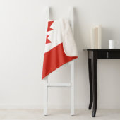 Canadese vlag (Maple Leaf) (Canada) Sherpa Deken (In situ)