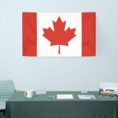 Canadese vlag (Maple Leaf) (Canada) Spandoek (Beurs)