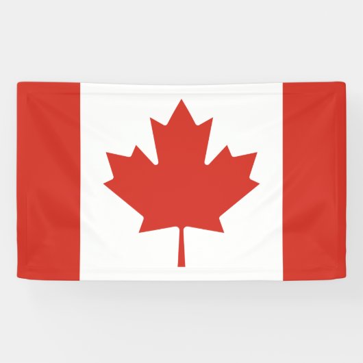 Canadese vlag (Maple Leaf) (Canada) Spandoek (Horizontaal)