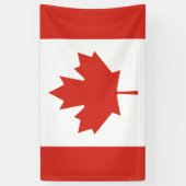 Canadese vlag (Maple Leaf) (Canada) Spandoek (Verticaal)