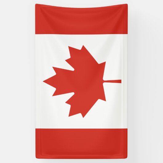 Canadese vlag (Maple Leaf) (Canada) Spandoek (Verticaal)