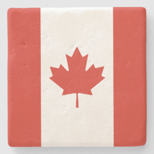 Canadese vlag (Maple Leaf) (Canada) Stenen Onderzetter