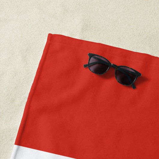 Canadese vlag (Maple Leaf) (Canada) Strandlaken (In situ)