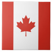Canadese vlag (Maple Leaf) (Canada) Tegeltje (Voorkant)