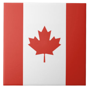 Canadese vlag (Maple Leaf) (Canada) Tegeltje