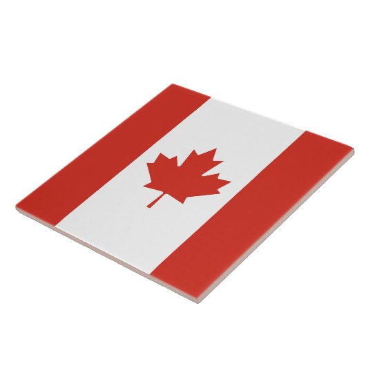 Canadese vlag (Maple Leaf) (Canada) Tegeltje (Zijkant)