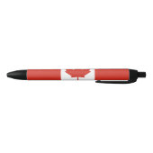 Canadese vlag (Maple Leaf) (Canada) Zwarte Inkt Pen (Bodem)