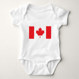 Canadese vlag Maple Leaf Romper