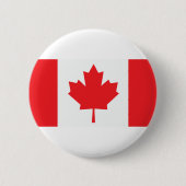 Canadese vlag Maple Leaf Ronde Button 5,7 Cm (Voorkant)