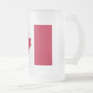 Canadese vlag matglas bierpul