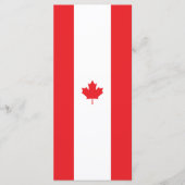 Canadese vlag menu (Voorkant)