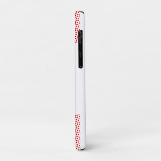 Canadese vlag met halftooneffect Case-Mate iPhone case (Achterkant/links)