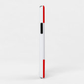 Canadese vlag met halftooneffect Case-Mate iPhone case (Achterkant/rechts)