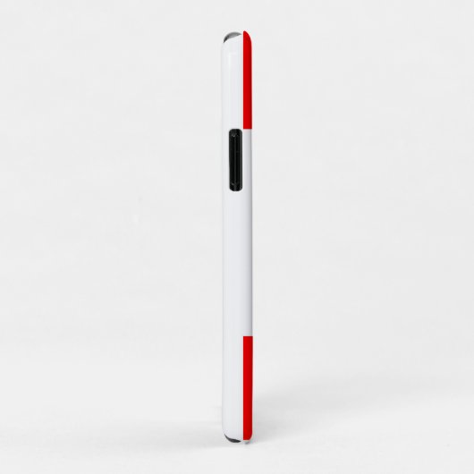 Canadese vlag met halftooneffect Case-Mate iPhone case (Achterkant/rechts)