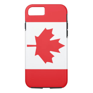 Canadese vlag met rode mantel 	iPhone 8/7 hoesje