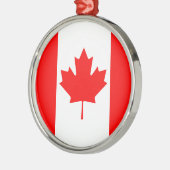 Canadese vlag metalen ornament (Links)
