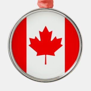 Canadese vlag metalen ornament