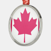 Canadese vlag metalen ornament (Links)