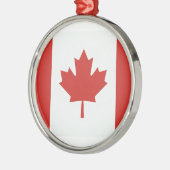 Canadese vlag metalen ornament (Links)