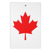 Canadese vlag mini klembord (Achterkant)