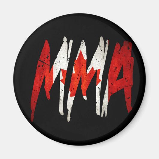 Canadese Vlag MMA Magneet (Voorkant)