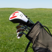 Canadese Vlag & Monogrammed Golfclubs Hoesjes Golfheadcover (Insitu)