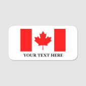 Canadese vlag naam tags (Voorkant)